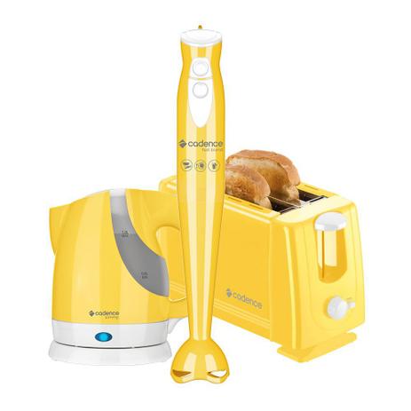 Kit Cadence Colors Amarelo - Mixer - Chaleira - Torradeira é boa?