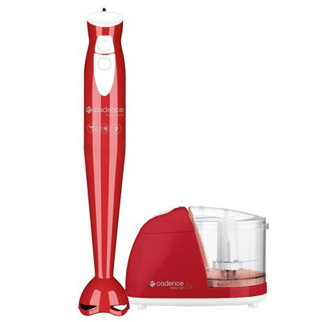 Kit Cadence Colors Vermelho - Mixer e Mini Processador Menor preço em Kit Cadence Colors Vermelho - Mixer e Mini Processador
