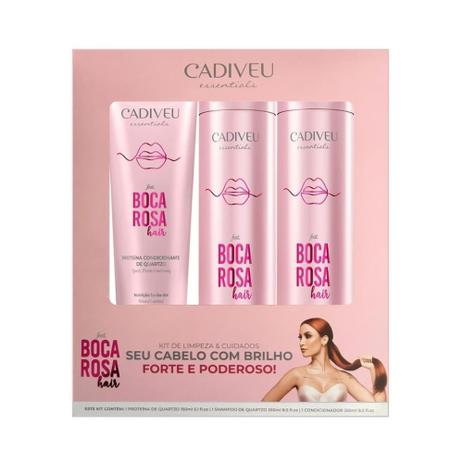 Kit Cadiveu Boca Rosa Hair Menor preço em Kit Cadiveu Boca Rosa Hair