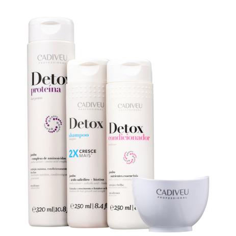 Kit Cadiveu Professional Detox Home Care + Pote (3 Produtos) Menor preço em Kit Cadiveu Professional Detox Home Care + Pote (3 Produtos)
