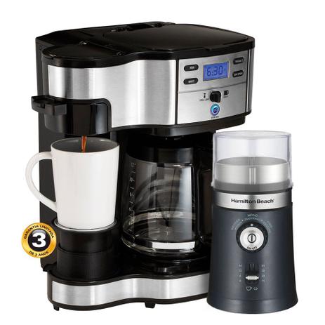 Kit Cafeteira 2 Way 49980 + Moedor Ajustável 80393 Hamilton Beach 127V Menor preço em Kit Cafeteira 2 Way 49980 + Moedor Ajustável 80393 Hamilton Beach 127V