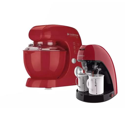 Kit Cafeteira e Batedeira Orbital Vermelho Cadence 127V++ é boa?