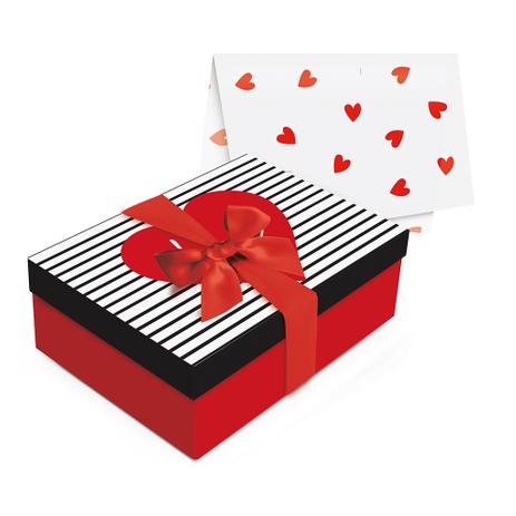 Kit Caixa C/Papel Seda Laço Presente Love Vermelho P - Cromus Menor preço em Kit Caixa C/Papel Seda Laço Presente Love Vermelho P - Cromus