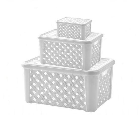 Kit Caixa Organizadora  Rattan 3 Peças - Paramount plasticos é boa?