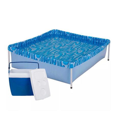 Kit Caixa Térmica 34 Litros Azul 25108161+ Piscina 400 Litros 001000 - MorBRBR Menor preço em Kit Caixa Térmica 34 Litros Azul 25108161+ Piscina 400 Litros 001000 - MorBRBR