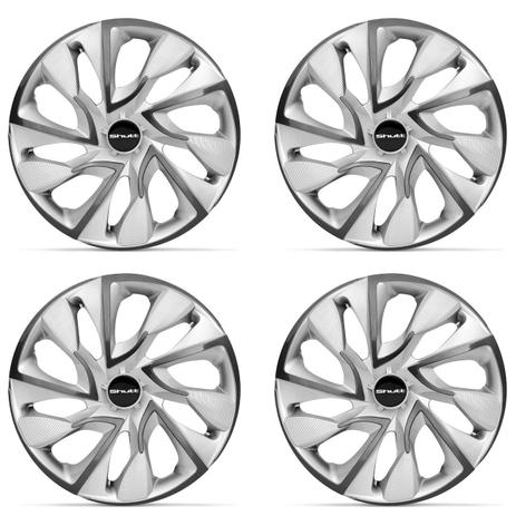 Kit Calota Esportiva DS4 Silver Cup Shutt Aro 14 Prata Ótimo Acabamento Universal Menor preço em Kit Calota Esportiva DS4 Silver Cup Shutt Aro 14 Prata Ótimo Acabamento Universal
