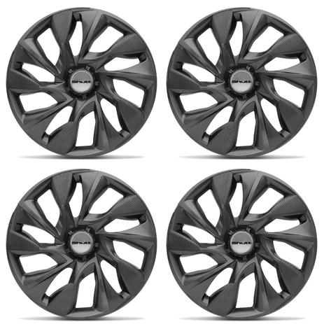 Kit Calotas Esportivas DS4 Shutt Aro 13 Tuning Graphite Grafite Ótimo Acabamento Universal Menor preço em Kit Calotas Esportivas DS4 Shutt Aro 13 Tuning Graphite Grafite Ótimo Acabamento Universal
