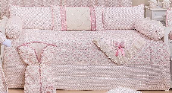 Kit Cama Babá 6 Peças - Charme - Mariana baby confecções Menor preço em Kit Cama Babá 6 Peças - Charme - Mariana baby confecções