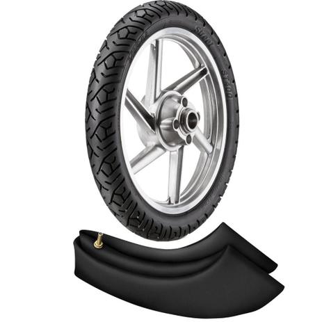 Kit Camara + Pneu Honda Pop Biz 110/80-14 59p St400 Traseiro Vipal Menor preço em Kit Camara + Pneu Honda Pop Biz 110/80-14 59p St400 Traseiro Vipal