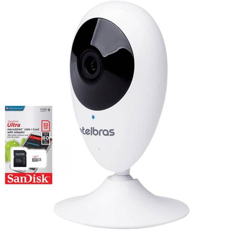 Kit Câmera Ip Wifi Intelbras Ic3 Mibo 720p C/ Cartão De Memória 32gb Menor preço em Kit Câmera Ip Wifi Intelbras Ic3 Mibo 720p C/ Cartão De Memória 32gb