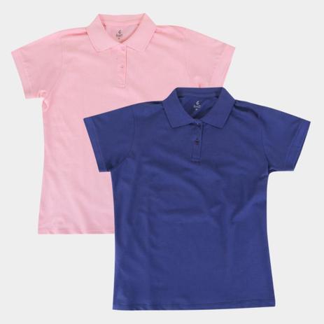 camisa polo feminina basica