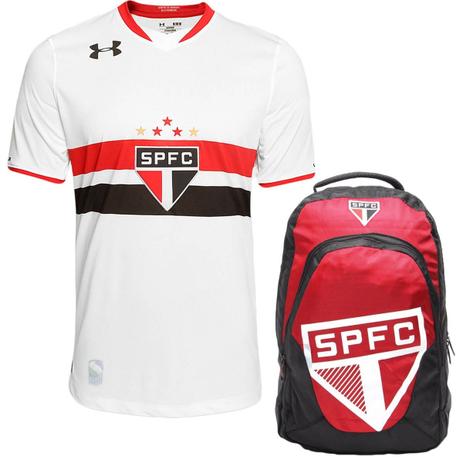 Kit Camisa São Paulo Under Armour 1+mochila Oficial Original Menor preço em Kit Camisa São Paulo Under Armour 1+mochila Oficial Original