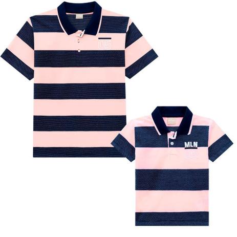 blusa polo pai e filho