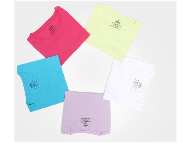 Kit Camiseta Vista Magalu Baby Look 5 Peças Menor preço em Kit Camiseta Vista Magalu Baby Look 5 Peças