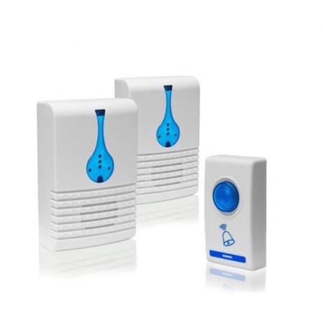 Kit campainha digital sem fio com 2 receptores e acionador até 100m com 36 toques - Faça resolva Menor preço em Kit campainha digital sem fio com 2 receptores e acionador até 100m com 36 toques - Faça resolva
