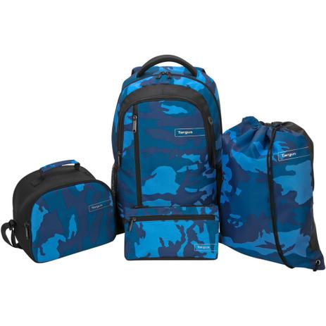 Kit Camuflado Mochila + Estojo + Bolsa Termica + Sacochila BUS89102 AZUL Targus é boa?