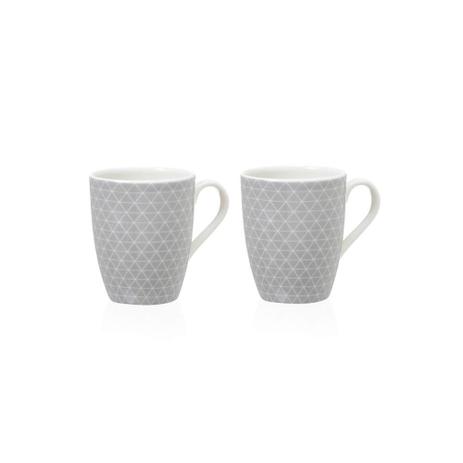 Menor preço em Kit Caneca Snack Time Cinza com 2 Peças - Casa etna