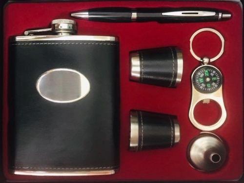 Kit Cantil Porta Bebidas Para Whisky Vodka Caneta e Chaveiro - L l Menor preço em Kit Cantil Porta Bebidas Para Whisky Vodka Caneta e Chaveiro - L l