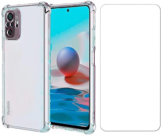 Kit Capa Anti Impacto e Película De Vidro Para Xiaomi Redmi Note 10 - OEM -  Kit Capinha e Película para Celular - Magazine Luiza