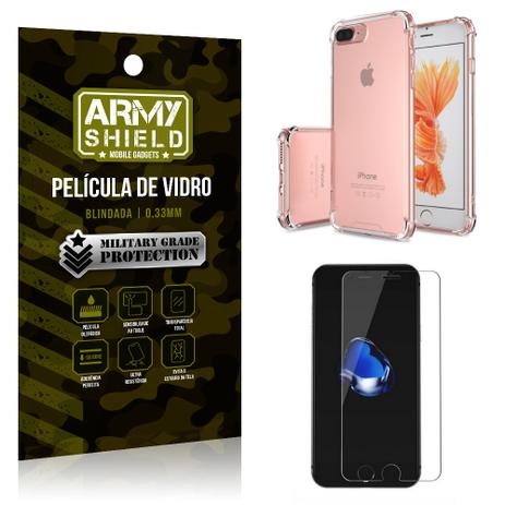 Kit Capa Anti Impacto + Película de Vidro iPhone 7G PLUS - Armyshield é boa?