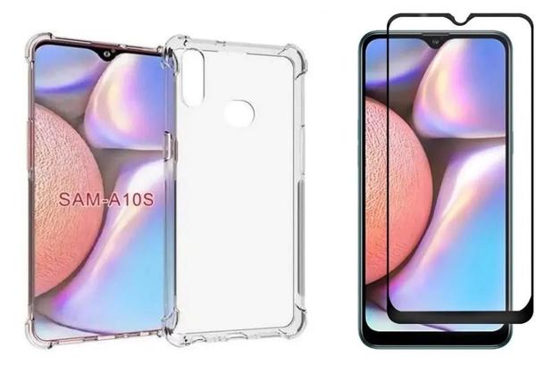 Kit Capa AntiShock + Película de Vidro 3D Para Galaxy A10s Com Bordas  Pretas - Sky Dreams Eletronics - Kit Capinha e Película para Celular -  Magazine Luiza