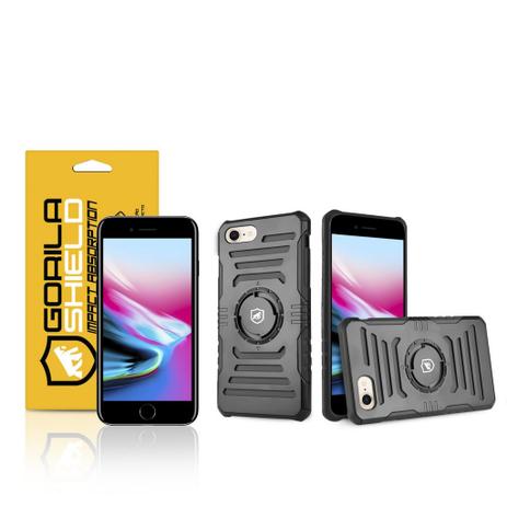 Kit Capa Armor e Película de vidro dupla para Motorola Moto G4 - Gorila Shield Menor preço em Kit Capa Armor e Película de vidro dupla para Motorola Moto G4 - Gorila Shield