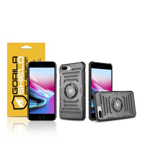 Kit Capa Armor e Película de vidro dupla para Motorola Moto G4 Play - Gorila Shield Menor preço em Kit Capa Armor e Película de vidro dupla para Motorola Moto G4 Play - Gorila Shield