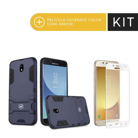 Kit Capa Armor e Pelicula de vidro dupla para Samsung Galaxy A3 2016 - Gorila Shield Menor preço em Kit Capa Armor e Pelicula de vidro dupla para Samsung Galaxy A3 2016 - Gorila Shield