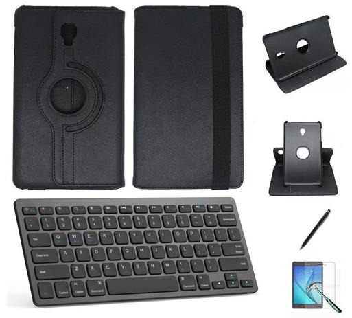 Kit Capa/Can/Pel/Teclado Galaxy Tab S4 - T835 10,5” 360 Preto - Bd cases Menor preço em Kit Capa/Can/Pel/Teclado Galaxy Tab S4 - T835 10,5” 360 Preto - Bd cases