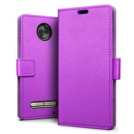 Kit Capa Carteira e Película Vidro Sleo Motorola Moto Z3 Play - Roxo Menor preço em Kit Capa Carteira e Película Vidro Sleo Motorola Moto Z3 Play - Roxo