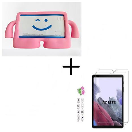 Kit Capa Case Infantil Tablet Galaxy Tab A7 Lite 8.7 (2021) T220 T225 + Pélicula - Capas Mavitel Menor preço em Kit Capa Case Infantil Tablet Galaxy Tab A7 Lite 8.7 (2021) T220 T225 + Pélicula - Capas Mavitel