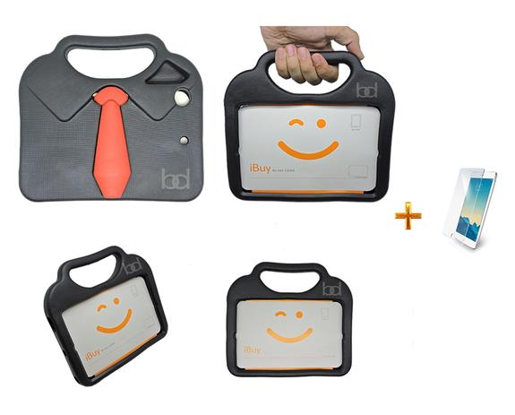 Kit Capa Case Protetor Infantil Anti-Choque/Impacto ”gravatinha” iPad Mini 2/3/4 + Película de Vidro (Preto) - Skin t18 é ruim? Kit Capa Case Protetor Infantil Anti-Choque/Impacto ”gravatinha” iPad Mini 2/3/4 + Película de Vidro (Preto) - Skin t18 é boa?