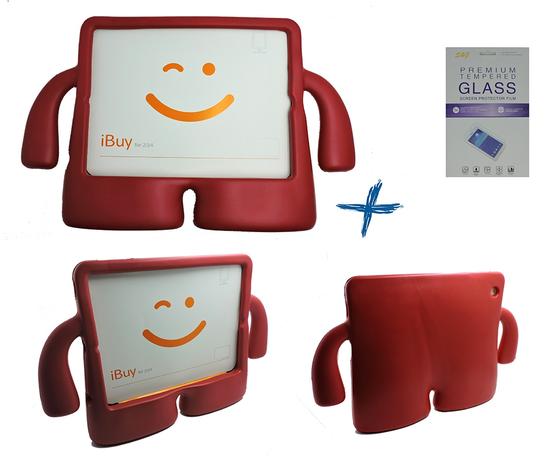 Kit Capa Case Protetor Infantil Anti-Choque/Impacto iPad 2/3/4 + Película de Vidro (Vermelho) - Skin t18 Menor preço em Kit Capa Case Protetor Infantil Anti-Choque/Impacto iPad 2/3/4 + Película de Vidro (Vermelho) - Skin t18