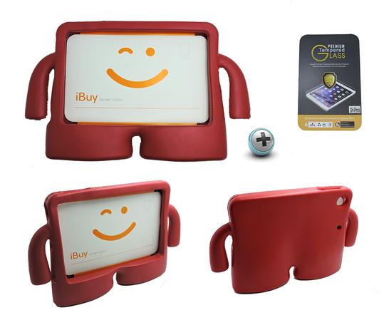 Kit Capa Case Protetor Infantil Anti-Choque/Impacto iPad Mini 4 + Película de Vidro (Vermelho) - Skin t18 é boa?