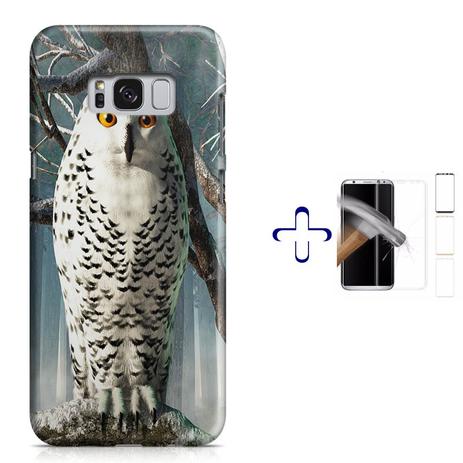 Menor preço em Kit Capa Case TPU Galaxy S8+ Coruja+ Película de Vidro (BD01) - Bd cases
