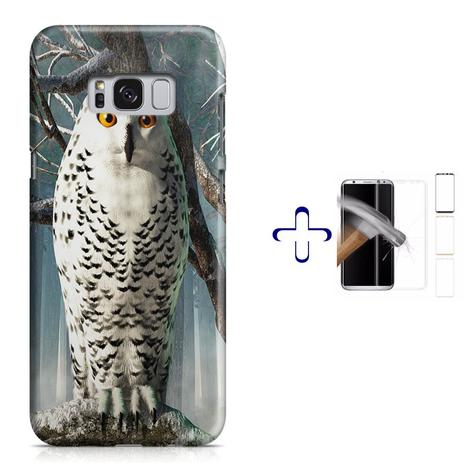 Kit Capa Case TPU Galaxy S8+ Coruja+ Película de Vidro (BD01) - Bd cases Menor preço em Kit Capa Case TPU Galaxy S8+ Coruja+ Película de Vidro (BD01) - Bd cases
