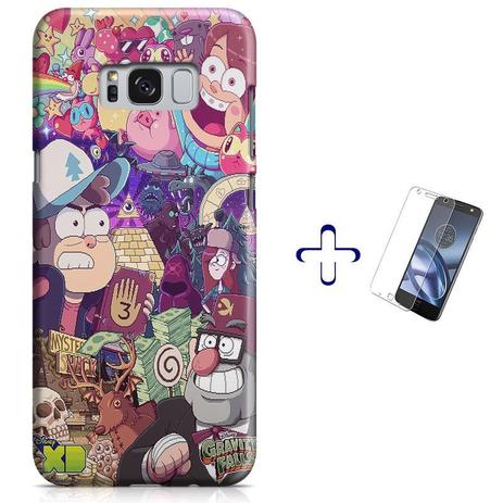 Kit Capa Case TPU Galaxy S8 Gravity Falls + Pel Vidro (BD31) - Bd cases Menor preço em Kit Capa Case TPU Galaxy S8 Gravity Falls + Pel Vidro (BD31) - Bd cases
