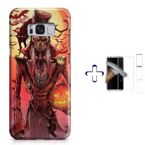 Menor preço em Kit Capa Case TPU Galaxy S8+ Halloween + Película de Vidro (BD02) - Bd cases