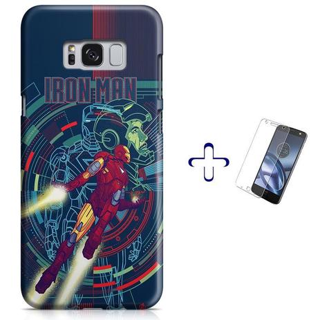 Kit Capa Case TPU Galaxy S8 Iron Man Homem de Ferro + Pel Vidro (BD30) - Bd cases é boa?