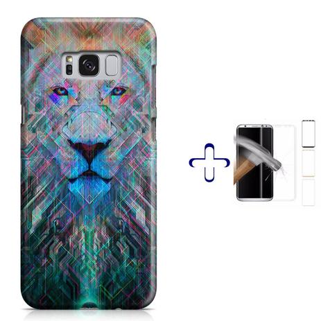 Kit Capa Case TPU Galaxy S8+ Leão + Película de Vidro (BD02) - Bd cases é boa?