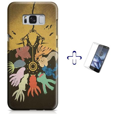 Kit Capa Case TPU Galaxy S8 Naruto Bestas de Cauda + Pel Vidro (BD30) - Bd cases Menor preço em Kit Capa Case TPU Galaxy S8 Naruto Bestas de Cauda + Pel Vidro (BD30) - Bd cases