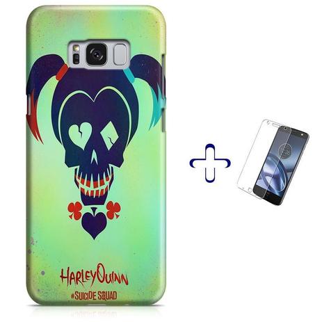 Kit Capa Case TPU Galaxy S8+ Plus Harleyquinn + Pel Vidro (BD03) - Bd cases é boa?