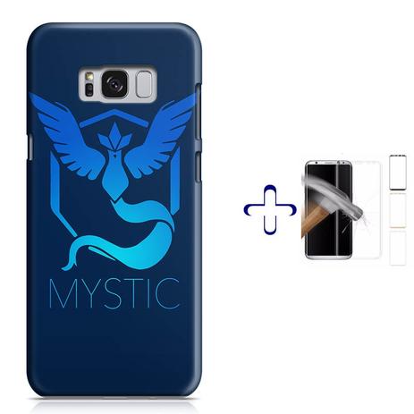 Menor preço em Kit Capa Case TPU Galaxy S8+ Pokemon Team Mystic + Película de Vidro (BD01) - Bd cases