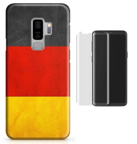 Menor preço em Kit Capa Case TPU Galaxy S9 Plus Alemanha + Película de Vidro (BD01) - Bd cases
