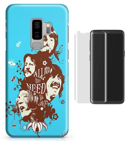 Kit Capa Case TPU Galaxy S9 Plus Beatles + Película de Vidro (BD01) - Bd cases é boa?