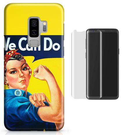 Kit Capa Case TPU Galaxy S9 Plus Pinup + Película de Vidro (BD01) - Bd cases Menor preço em Kit Capa Case TPU Galaxy S9 Plus Pinup + Película de Vidro (BD01) - Bd cases