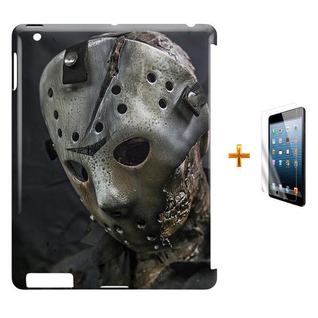 Menor preço em Kit Capa Case TPU iPad 2/3/4 Jason Voorhees + Película de Vidro (BD02) - Skin t18