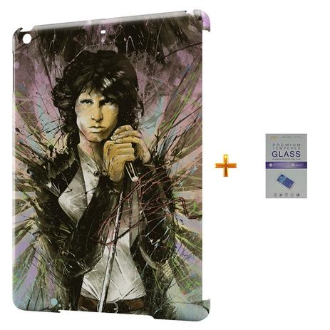 Kit Capa Case TPU iPad Air 2 (iPad 6) The Doors + Película de Vidro (BD01) - Skin t18 Menor preço em Kit Capa Case TPU iPad Air 2 (iPad 6) The Doors + Película de Vidro (BD01) - Skin t18