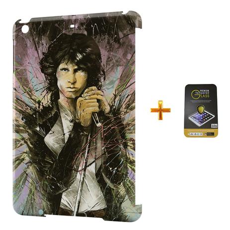 Menor preço em Kit Capa Case TPU iPad Mini 2/3 The Doors + Película de Vidro (BD01) - Skin t18