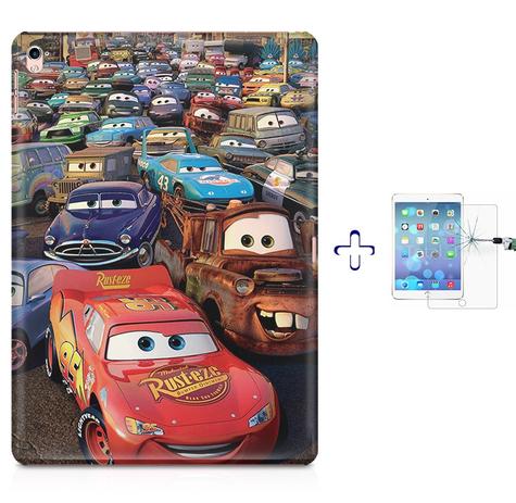 Menor preço em Kit Capa Case TPU iPad Pro 9,7” - Carros + Película de Vidro (BD01) - Skin t18